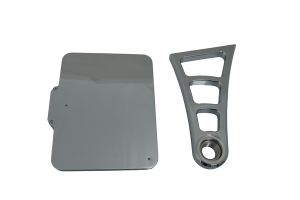 License Plate Side Mounts White, 3, nordicamoto.ro