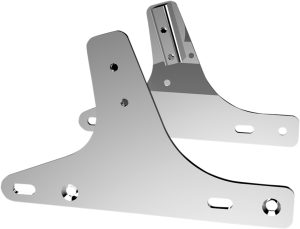 Sissy Bar Side Plates Silver, 2, nordicamoto.ro
