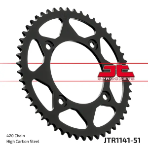 JT SPROCKETS hátsó lánckerék, természetes színű , nordicamoto.ro
