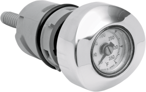 Oil Plug Temperature Gauge Chrome
