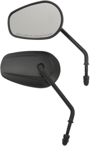 Oem-style Teardrop Mirror Black, 1, nordicamoto.ro