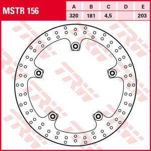 TRW első fék tárcsa BMW F 800R '15 -/S 1000XR '15 -'19/ R-NINE T '13 -/R 1200R / RT '13 -'18/R 1250R / RT '19 - modellekhez