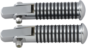 Stud Mount Footpegs Silver