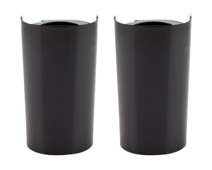 Fork Boot Covers Gloss Black, Powder-coated, 3, nordicamoto.ro