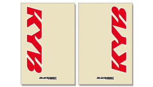 Fork Stickers Red