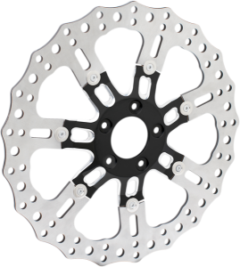 Two-piece Floating Brake Rotor Black