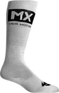 Thor MX Cool zokni, fekete/szürke, 10–13, 1, nordicamoto.ro