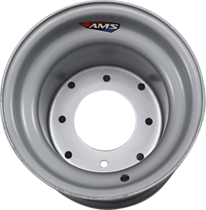 Steel Replacement Wheel Silver 9 x 9, 1, nordicamoto.ro