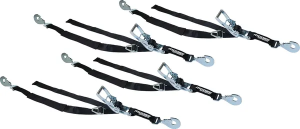 Ratcheting Tiedown Pack Black, 1, nordicamoto.ro