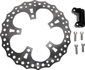 Jagged Floating Rotor Silver