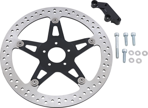 Big Brake Floating Rotor Kit Black, Silver