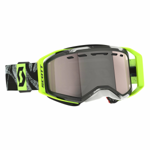 Scott Goggle Prospect 2.0 SMB chrome caviar black/safety yellow enhancer silver, 1, nordicamoto.ro