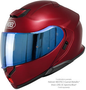 SHOEI NEOTEC3 felhajtható sisak, gránátvörös metál, XXL, 3, nordicamoto.ro
