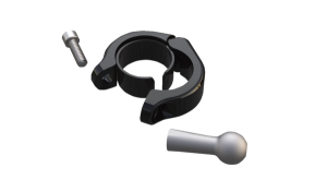 Aluminum Clamp Kit Black, 2, nordicamoto.ro