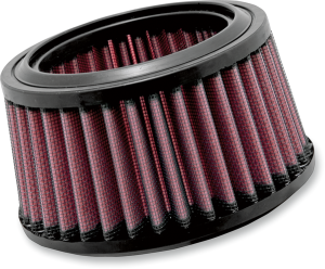 High Flow Air Filter Black, Red