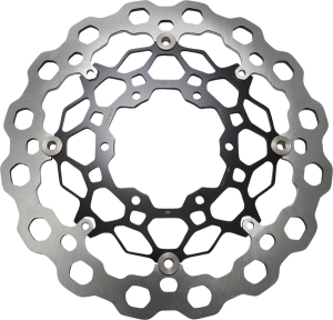 Cubiq Brake Rotor Black, Silver