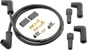 Universal 8.8 Mm Plug Wire Kit Black, 1, nordicamoto.ro