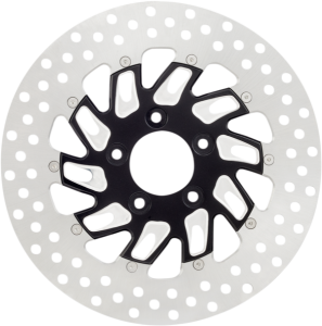 Two-piece Brake Rotor Black, Silver, Matte