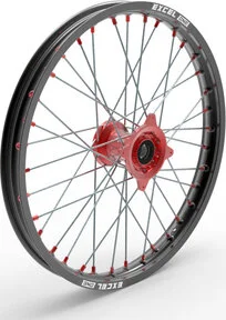 KITE Sport Mx-en Wheel Black, Red, Silver 