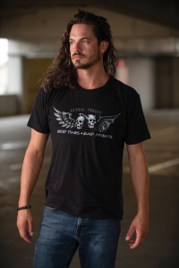 Good Times Bad Friends T-shirt Black
