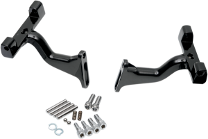 Passenger Floorboard Mounts For Dressers Black