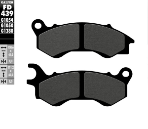 Semi-metallic Brake Pads, 1, nordicamoto.ro
