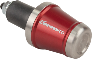 Stainless Steel Handlebar End Weight Red