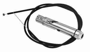 Throttle Cable Black, Silver 