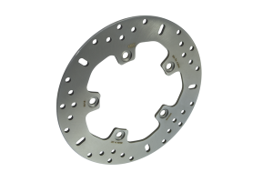 Round Hpsr Solid Brake Rotor Silver, Stainless Steel, 1, nordicamoto.ro