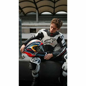 ALPINESTARS SUPERTECH R10 LE ACOSTA teljes arcú sport sisak, kék/piros/fehér, XL, 3, nordicamoto.ro