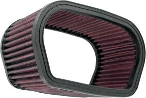 High Flow Air Filter Black, Red