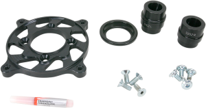 Carrier Ring Set Anodized, Black, 1, nordicamoto.ro