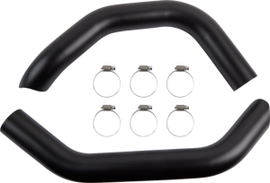 Heatshields Black, Powder-coated, 1, nordicamoto.ro