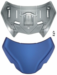 SHOEI GTA2 sisak elülső légbeömlő kiegészítő, matt metálkék, 1, nordicamoto.ro
