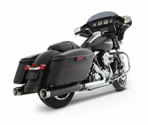 Muffler Slip-on 4(r) Duals For Touring Black