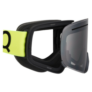 AMOQ Vision Vent+ motoros szán szemüveg mágneses lencsével, HiVis/fekete – füstös, 4, nordicamoto.ro