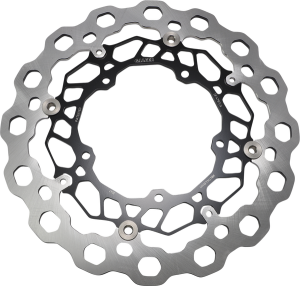 Cubiq Brake Rotor Black, Silver