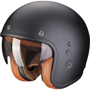 Nyitott arcú/jet típusú motoros sisakok, SCORPION BELFAST EVO LUXE fúvóka sisak, nordicamoto.ro