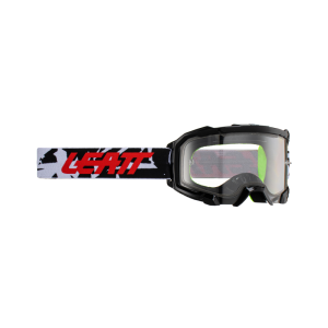 Leatt Velocity 4.5 Zebra Clear 83%-os átlátszóságú lencsés védőszemüveg