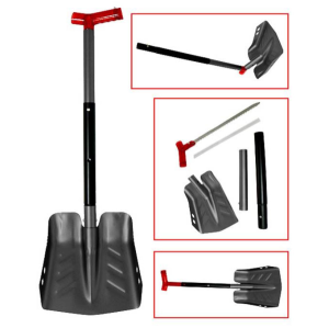 Sno-X Snow showel with saw, Black Aluminum, 1, nordicamoto.ro