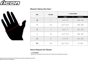 Icon Twenty-Niner™ női bőrkesztyű – fekete, M-es méret, 2, nordicamoto.ro