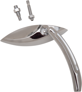 3-d Cat Eye Mirror Polished Chrome, 4, nordicamoto.ro