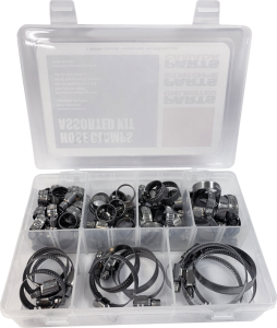 Hose Clamp Kit Silver, 1, nordicamoto.ro