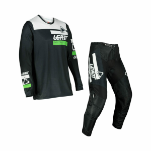 Combo echipament copii Leatt 3.5 Mini Black/White/Green, 1, nordicamoto.ro