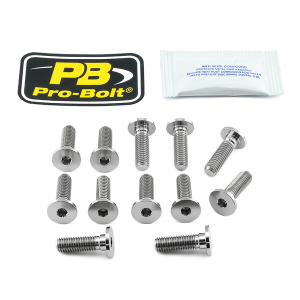 Brake Rotor Mounting Bolt Kit Silver, Titan, 2, nordicamoto.ro