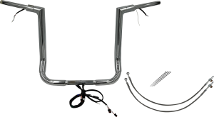 Plug & Play Ez Install 1-1/2(r) Flat Top Handlebar Kit Silver