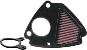 High-flow Air Filter Black, Red