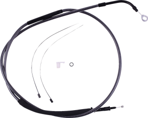 High-efficiency Polished Karbonfibr Clutch Cable Silver