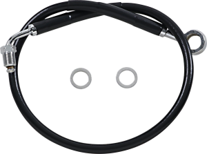 Stainless Steel Brake Line Kit Black, Vinyl Coated