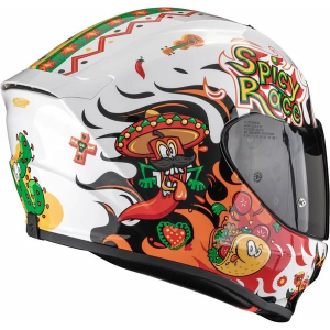 SCORPION EXO-JNR AIR YUCATAN S teljes arcú gyermek sisak, fekete/sárga/piros, 3, nordicamoto.ro
